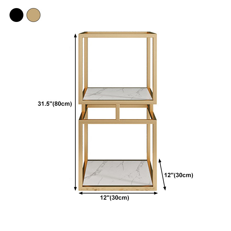11.81"W Bookshelf Contemporary Style Open Back Bookcase for Home Office