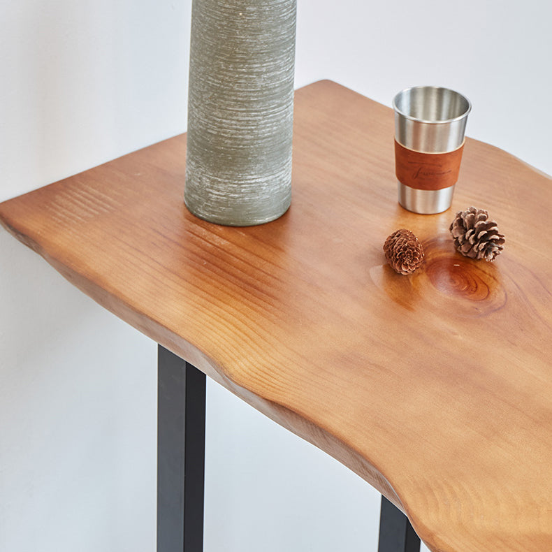 1/2/4/5 Pieces Industrial Rectangular Pub Table Set Wooden Counter Table with High Stools