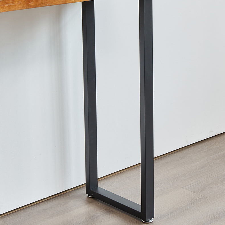 1/2/4/5 Pieces Industrial Rectangular Pub Table Set Wooden Counter Table with High Stools