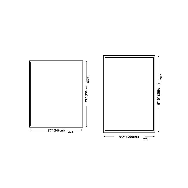 White Modern Rug Polyester Abstract Color Piece Rug Washable Rug for Living Room