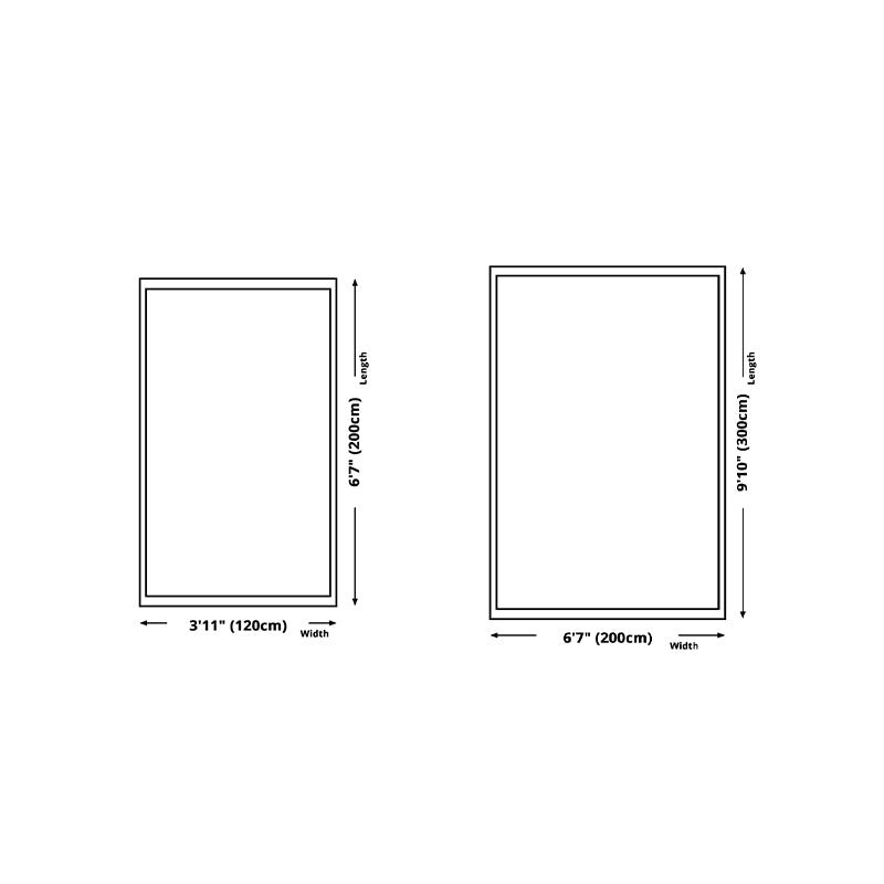 Gray Modern Rug Polyester Streak Rug Stain Resistant Rug for Living Room