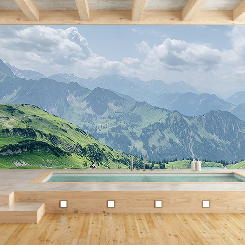 Decorative Photography Wallpaper Mountain Living Room Wall Mural