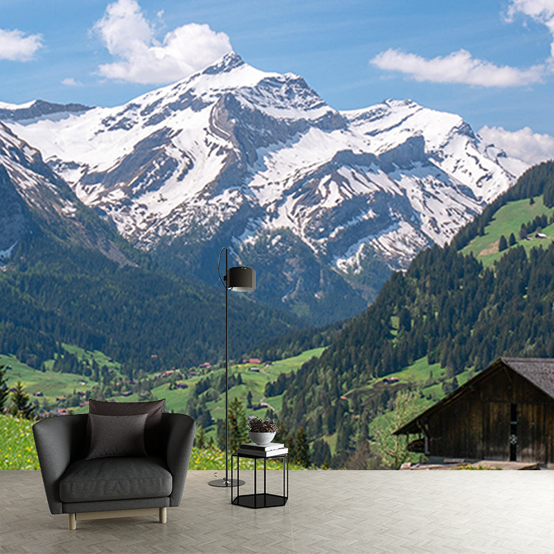 Decorative Photography Wallpaper Mountain Drawing Room Wall Mural