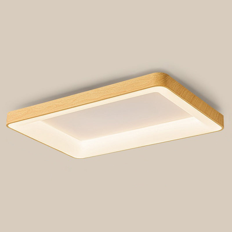 Nordic Geometric Shape Ceiling Light Aluminum LED Flush Mount Light for Bedroom