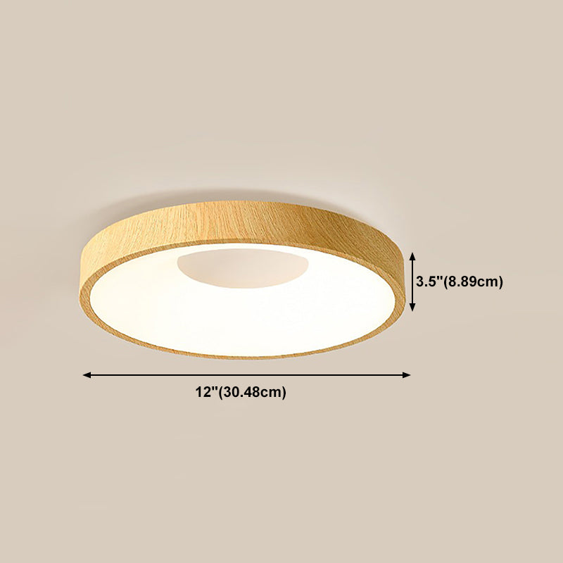 Nordic Geometric Shape Ceiling Light Aluminum LED Flush Mount Light for Bedroom