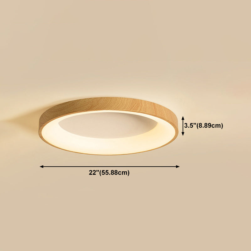 Nordic Geometric Shape Ceiling Light Aluminum LED Flush Mount Light for Bedroom