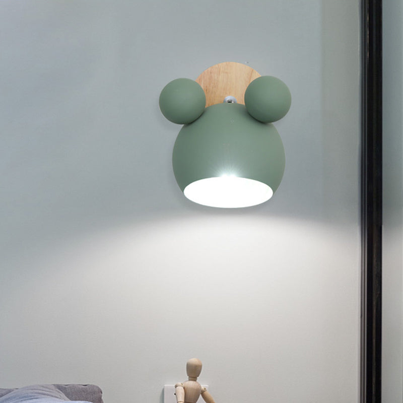 Mouse Simplicity Wall Sconce Colorful Metal Wall Mounted Lamp for Sitting Room