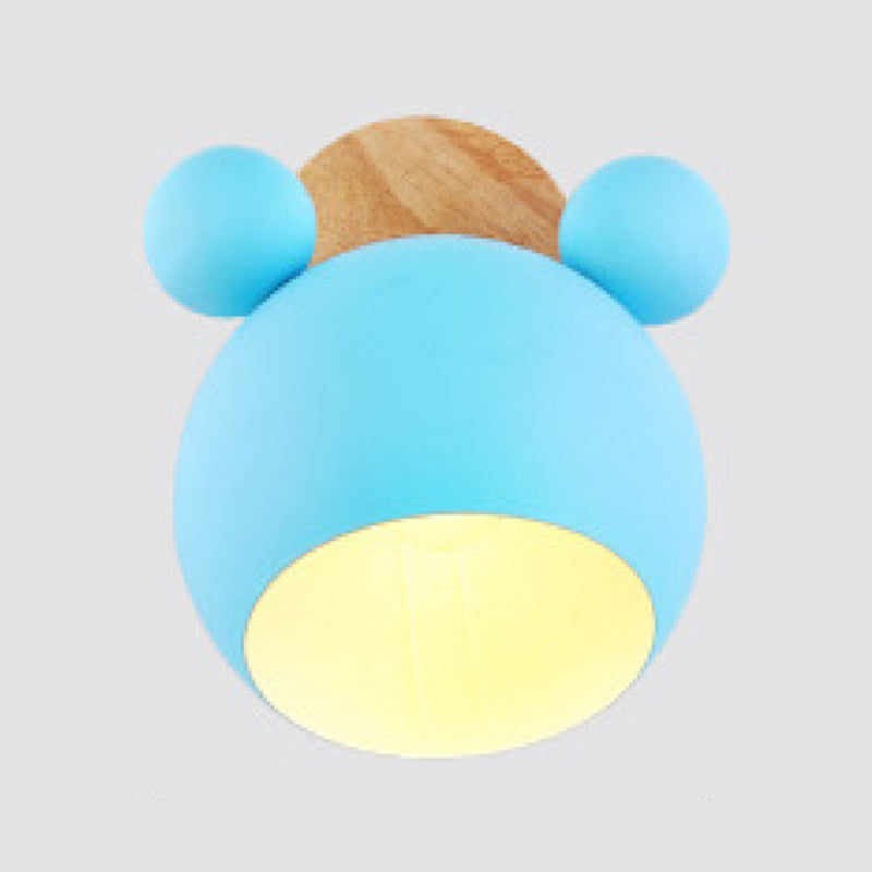 Mouse Simplicity Wall Sconce Colorful Metal Wall Mounted Lamp for Sitting Room