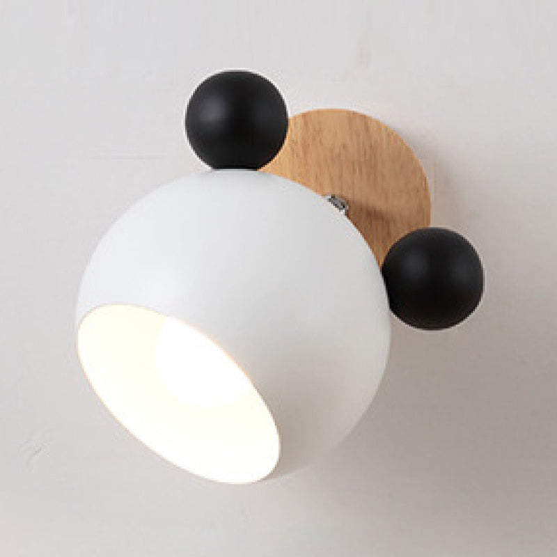 Mouse Simplicity Wall Sconce Colorful Metal Wall Mounted Lamp for Sitting Room
