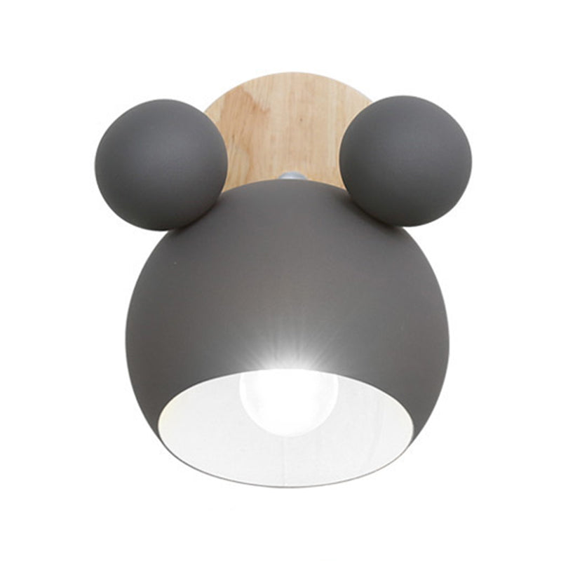 Mouse Simplicity Wall Sconce Colorful Metal Wall Mounted Lamp for Sitting Room