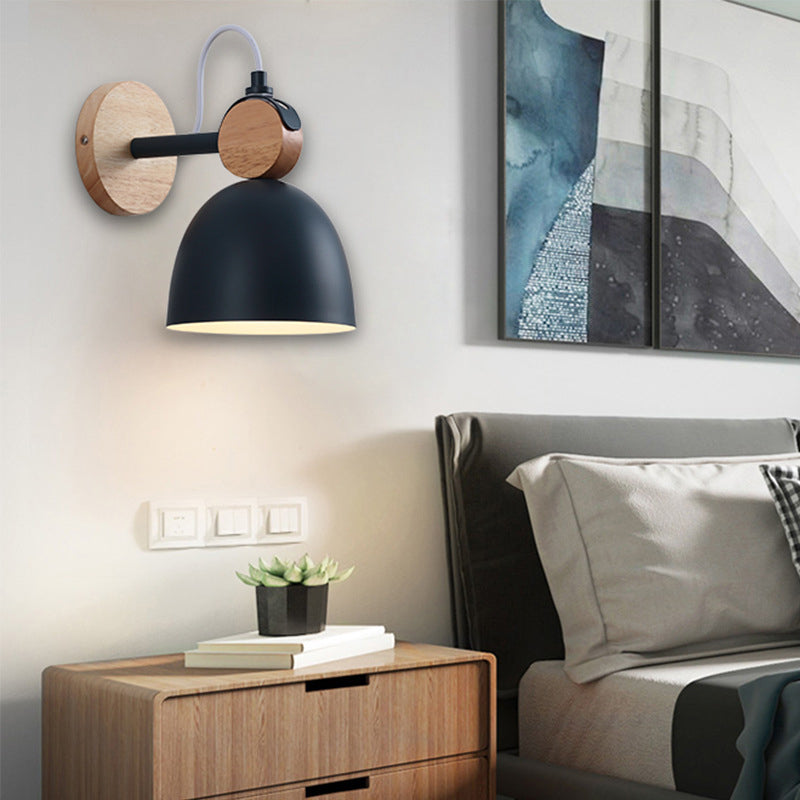 Metal Geometric Wall Mounted Lamps Modern Style 1 Light Wall Light Sconces