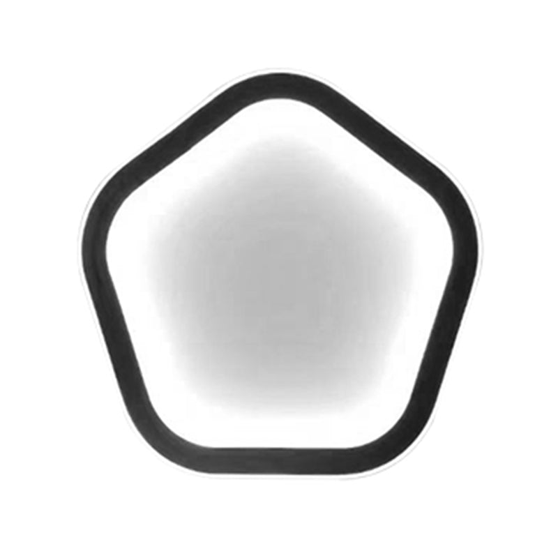Geometry Shape Metal Wall Light Modern Style Single Light Wall Sconce Light