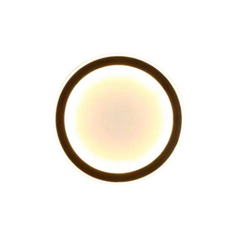 Geometry Shape Metal Wall Light Modern Style Single Light Wall Sconce Light