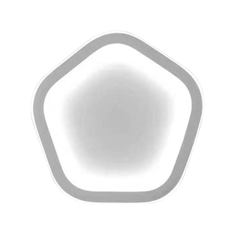 Geometry Shape Metal Wall Light Modern Style Single Light Wall Sconce Light