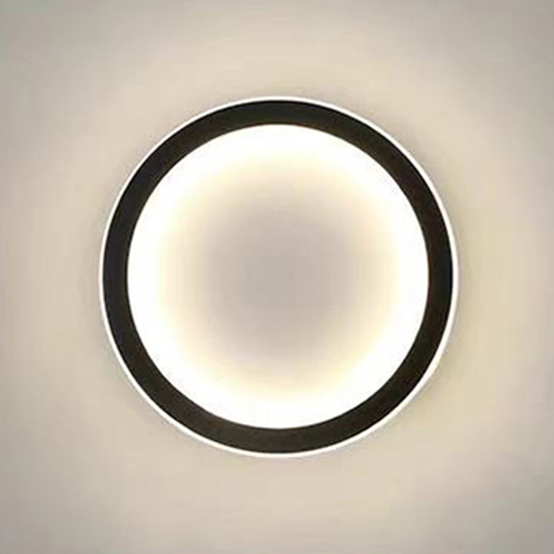 Geometry Shape Metal Wall Light Modern Style Single Light Wall Sconce Light