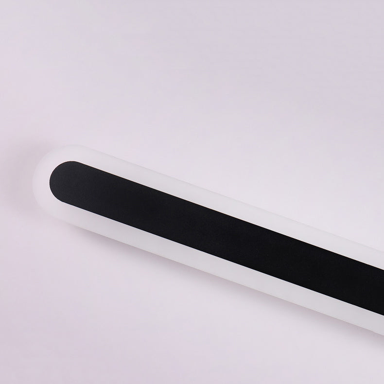 Metal Linear Shape Wall Light Modern 1-Light Wall Mount Fixtures