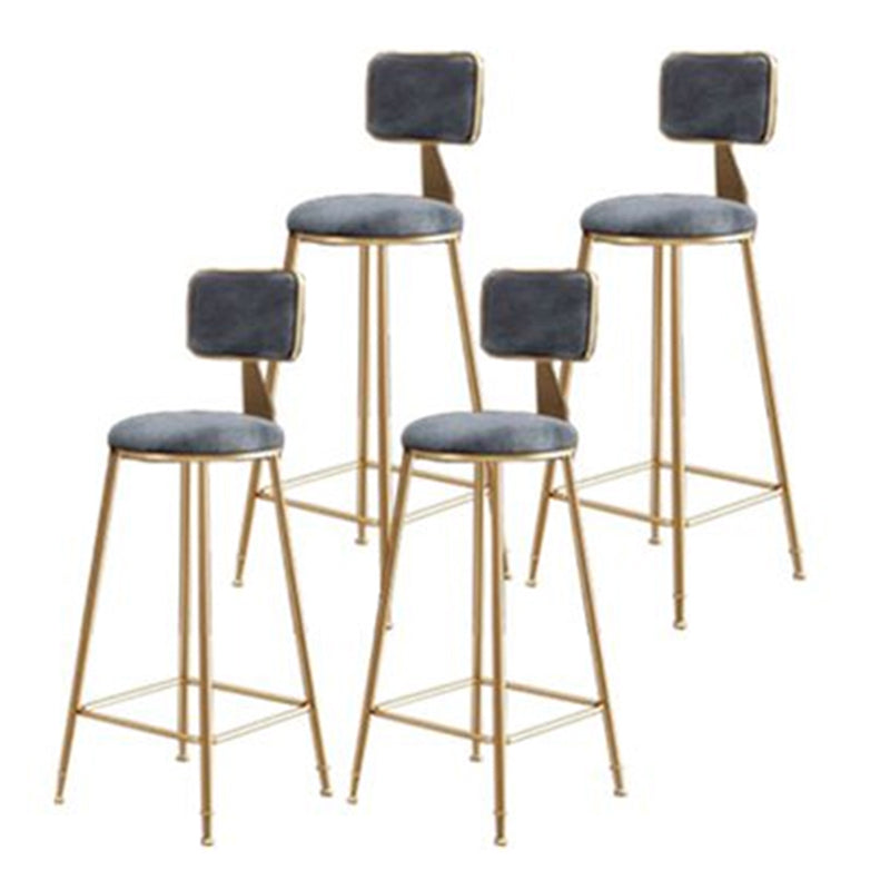 Nordic Metal Bar-stool Round Counter Bar Stool for Kitchen Bar