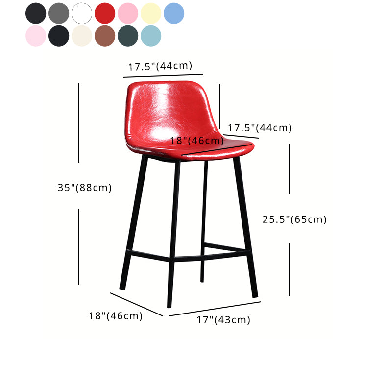 Contemporary Style Bar-stool Metal Counter Bar Stool for Kitchen