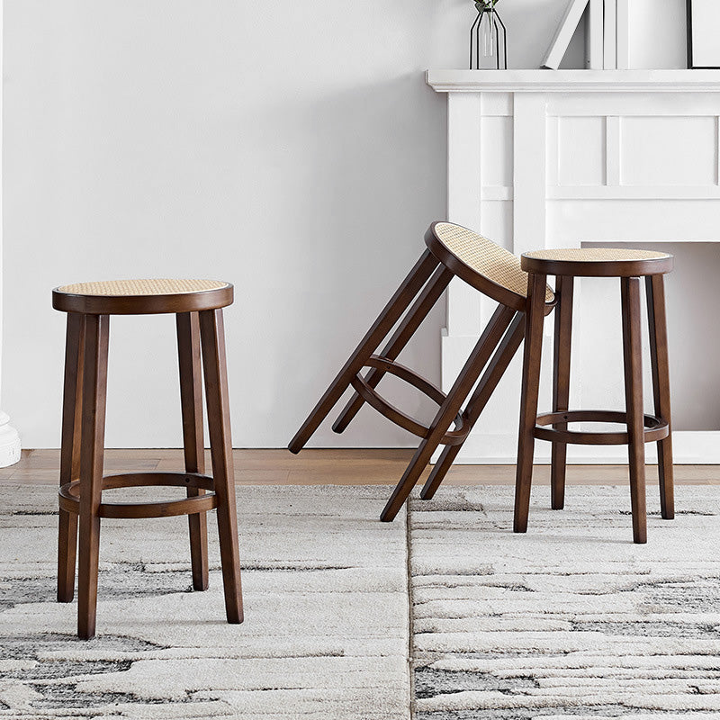 Contemporary Style Bar-stool Wooden Counter Bar Stool for Kitchen