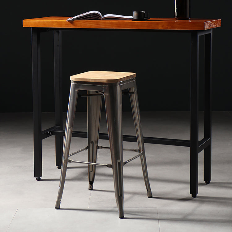 Industrial Style Bar-stool Metal Counter Bar Stool for Kitchen