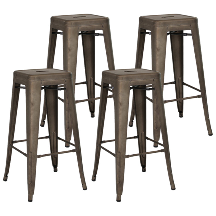 Industrial Style Bar-stool Metal Counter Bar Stool for Kitchen