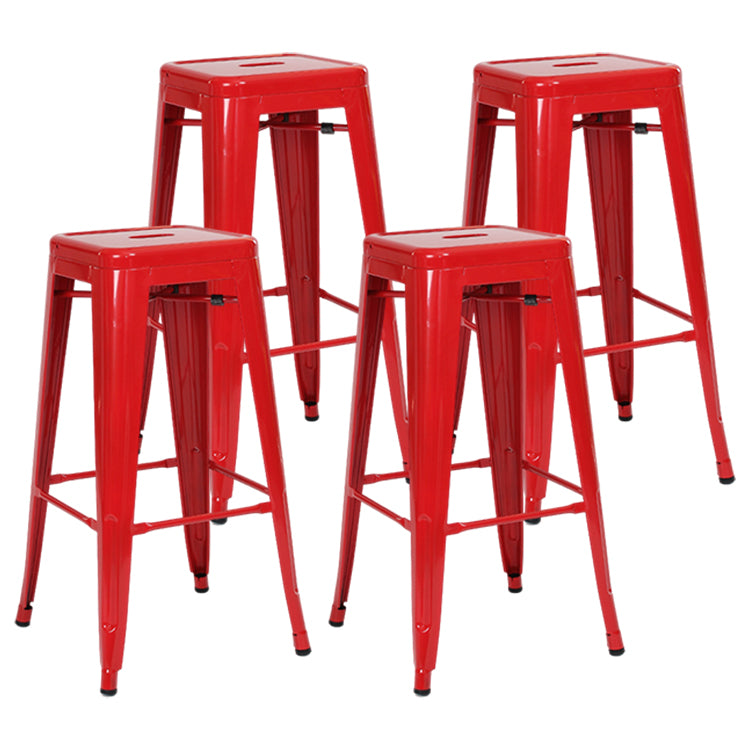 Industrial Style Bar-stool Metal Counter Bar Stool for Kitchen