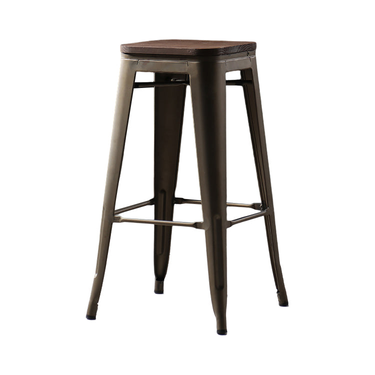 Industrial Style Bar-stool Metal Counter Bar Stool for Kitchen