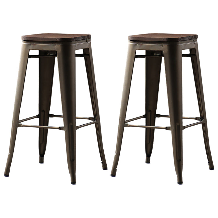 Industrial Style Bar-stool Metal Counter Bar Stool for Kitchen