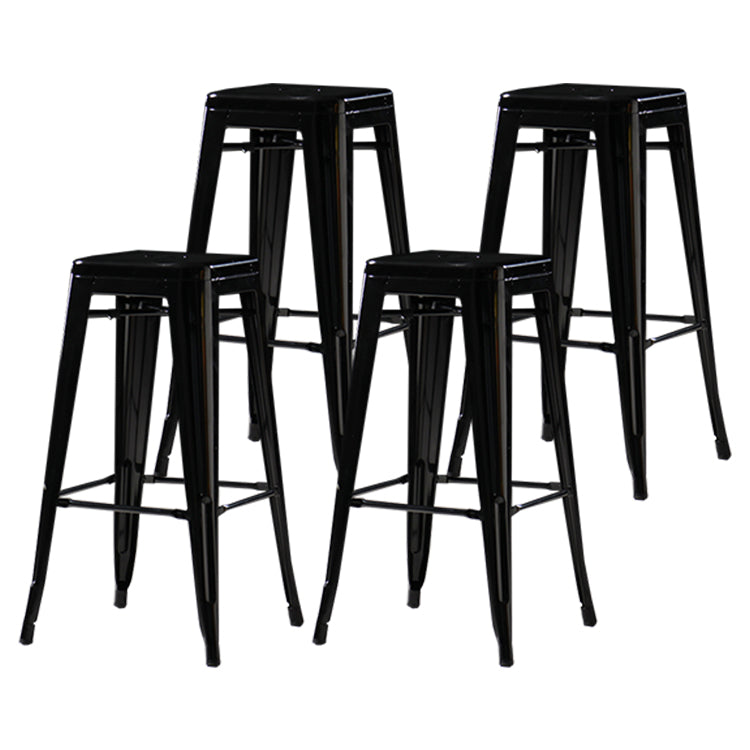 Industrial Style Bar-stool Metal Counter Bar Stool for Kitchen
