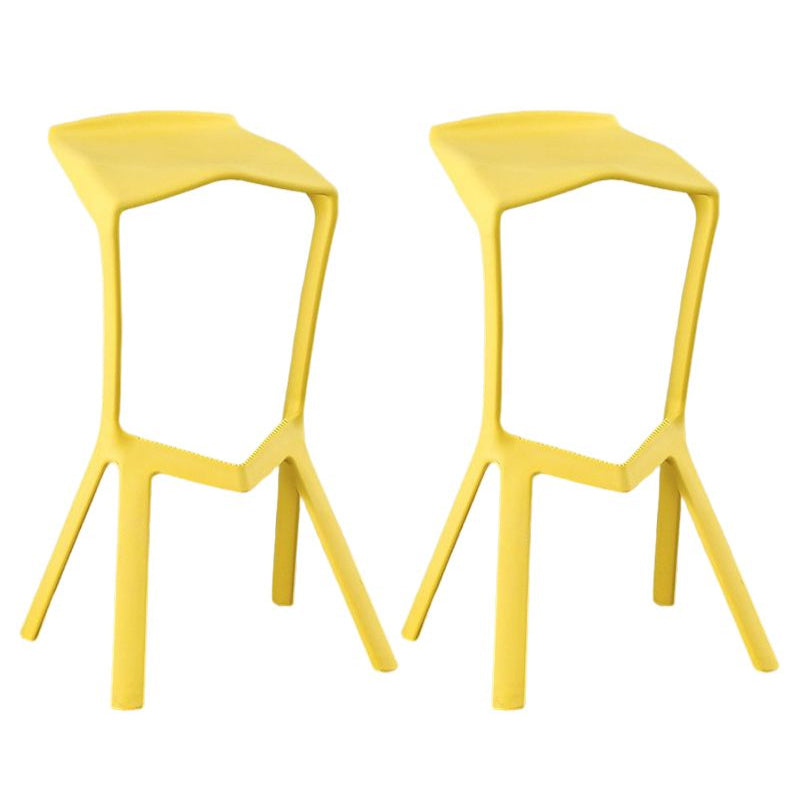 Contemporary Bar-stool Plastic Counter Bar Stool for Kitchen Bar