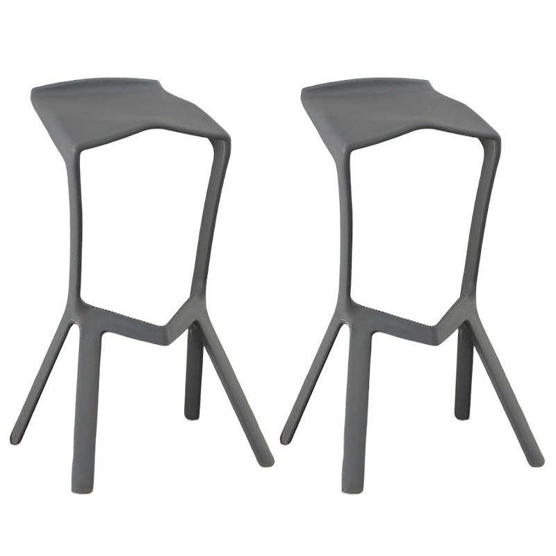Contemporary Bar-stool Plastic Counter Bar Stool for Kitchen Bar