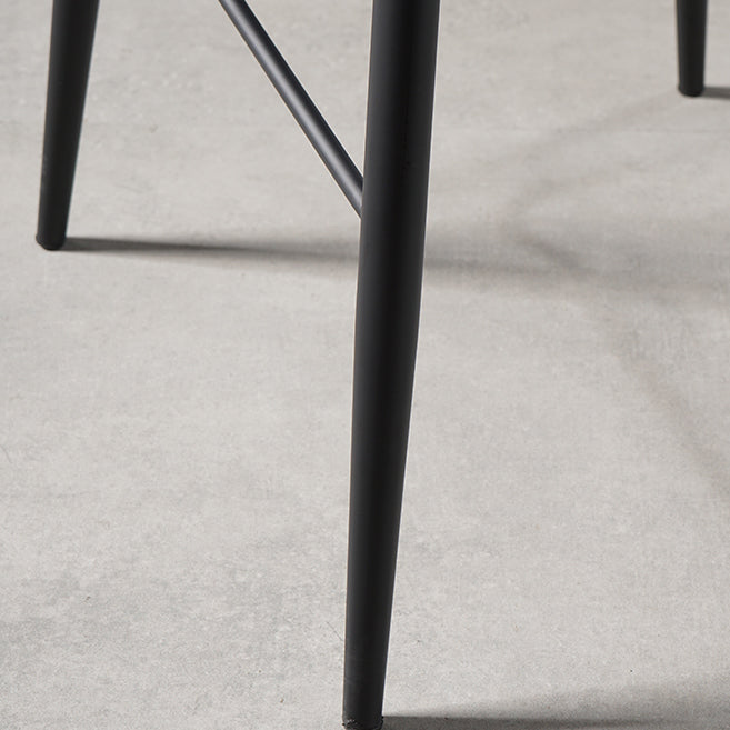 Contemporary Bar-stool PU Leather Counter Bar Stool for Kitchen Bar with Metal Legs