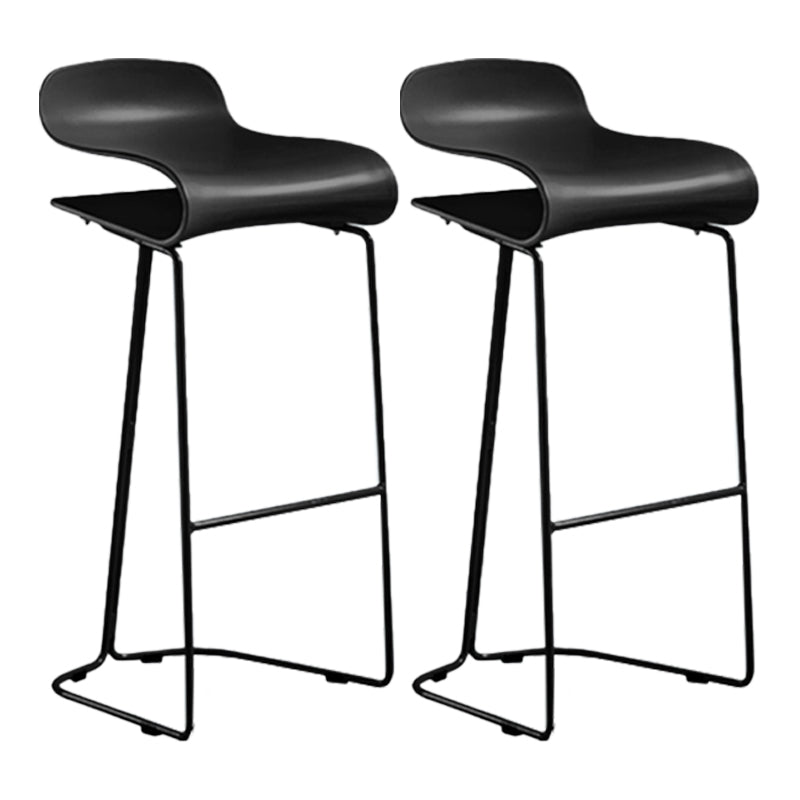 Contemporary Style Metal Bar-stool Plastic Counter Bar Stool for Kitchen