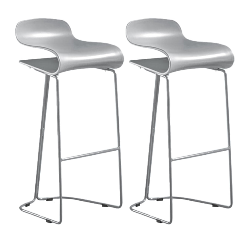 Contemporary Style Metal Bar-stool Plastic Counter Bar Stool for Kitchen