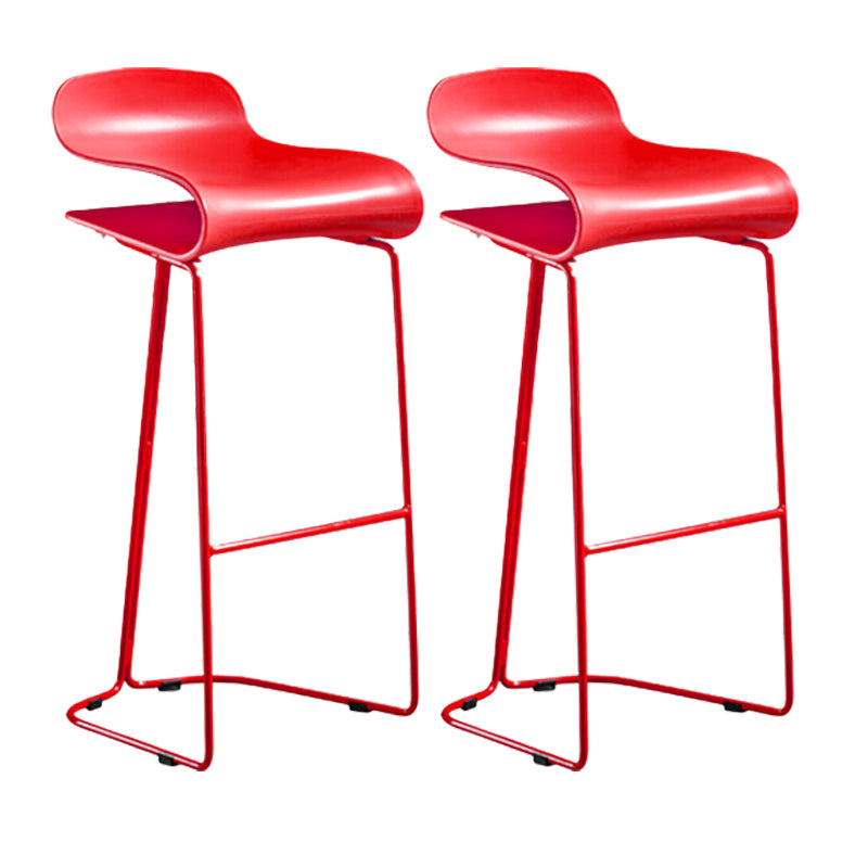 Contemporary Style Metal Bar-stool Plastic Counter Bar Stool for Kitchen