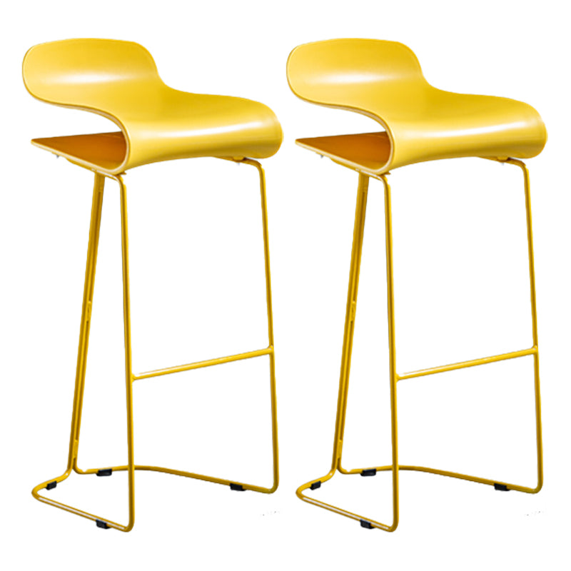 Contemporary Style Metal Bar-stool Plastic Counter Bar Stool for Kitchen