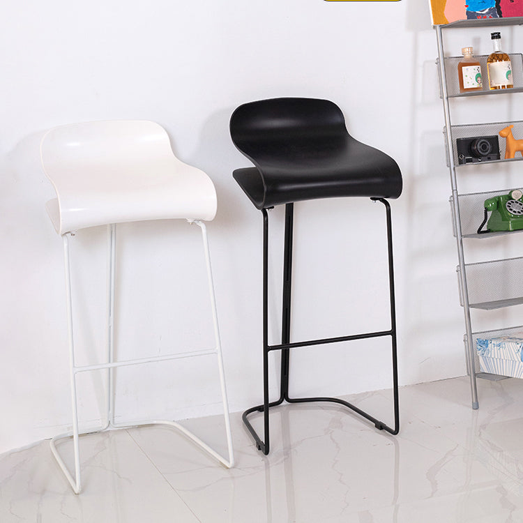 Contemporary Style Metal Bar-stool Plastic Counter Bar Stool for Kitchen