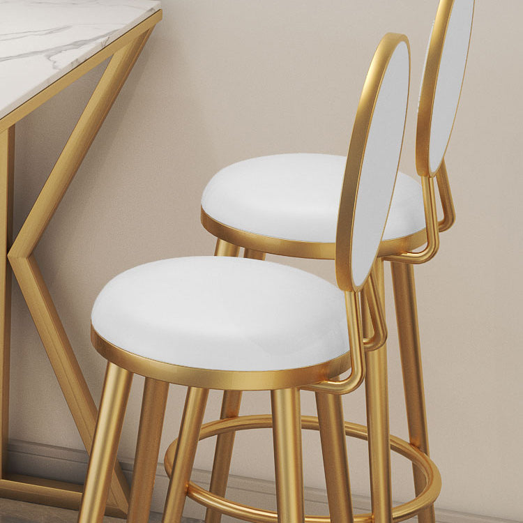 Glam 1/2/3/5 Pieces Sintered Stone Bar Table Set Fixed Table Counter Set for Dining Room