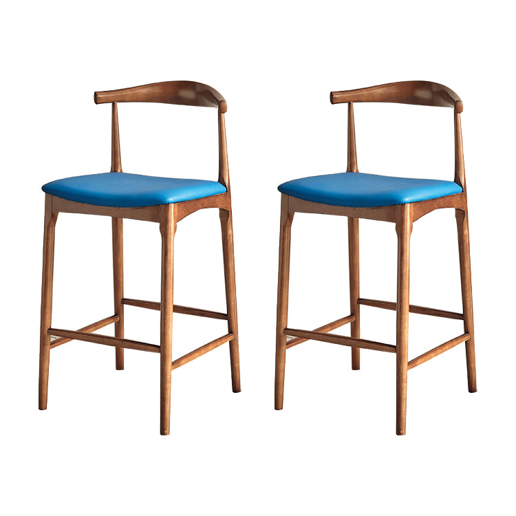 Modern Rectangle Ash Bar Table Set 1/2/3 Pieces Counter Table with Armless High Stools