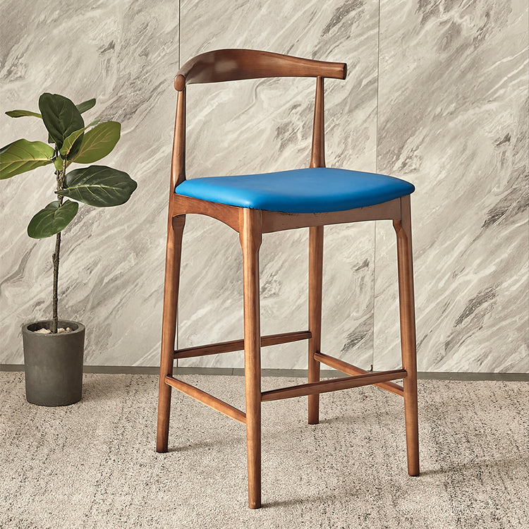 Modern Rectangle Ash Bar Table Set 1/2/3 Pieces Counter Table with Armless High Stools