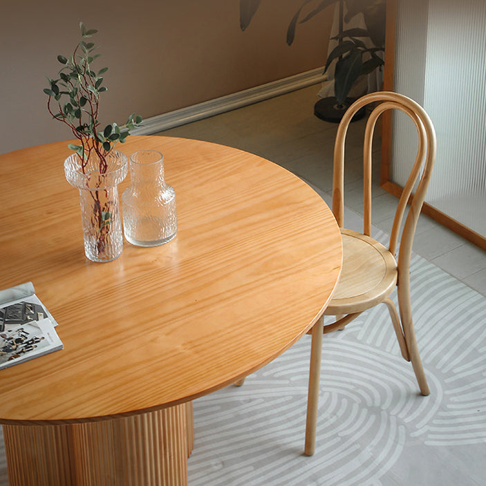 Modern Style Solid Wood Dining Set 1/2/3/4/5/6/7 Pieces Dining Set for Dining Areas