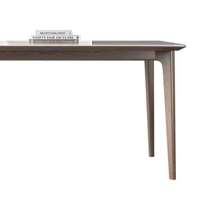 Designer Style Sintered Stone Top Dining Set Rectangle 1/3/4/5/7 Pieces Dinette Table Set