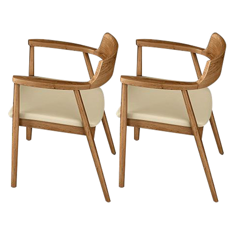 Modern Style Round Solid Wood Dining Set 1/2/4/5 Pieces Dining Set for Dining Areas