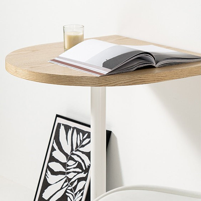 Coffee Shop Wood Dining Table Industrial Style Round Dining Table