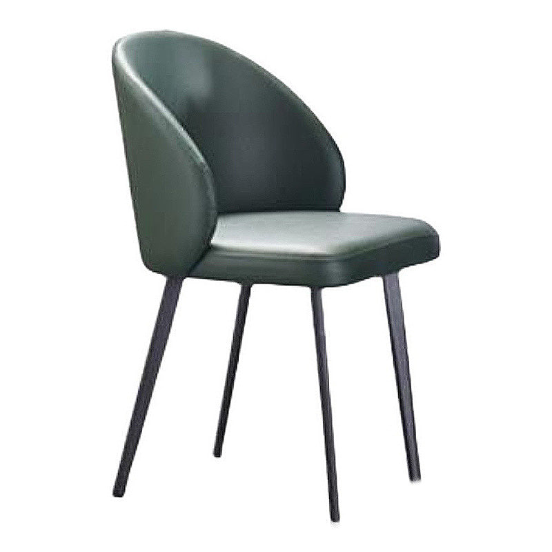 16.53" L x 16.92" W x 31.49" H Armless Chair Basic Four Leg Accent Chair for Bedroom