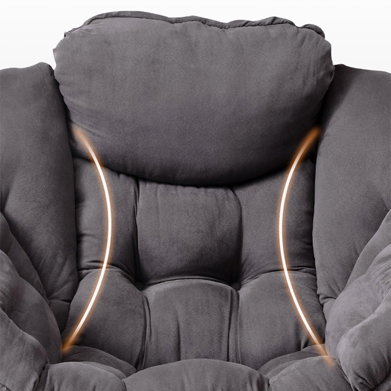 31.49" L x 25.19" W x 35.43" H Accent Armchair Flared Arms Chair for Living Room