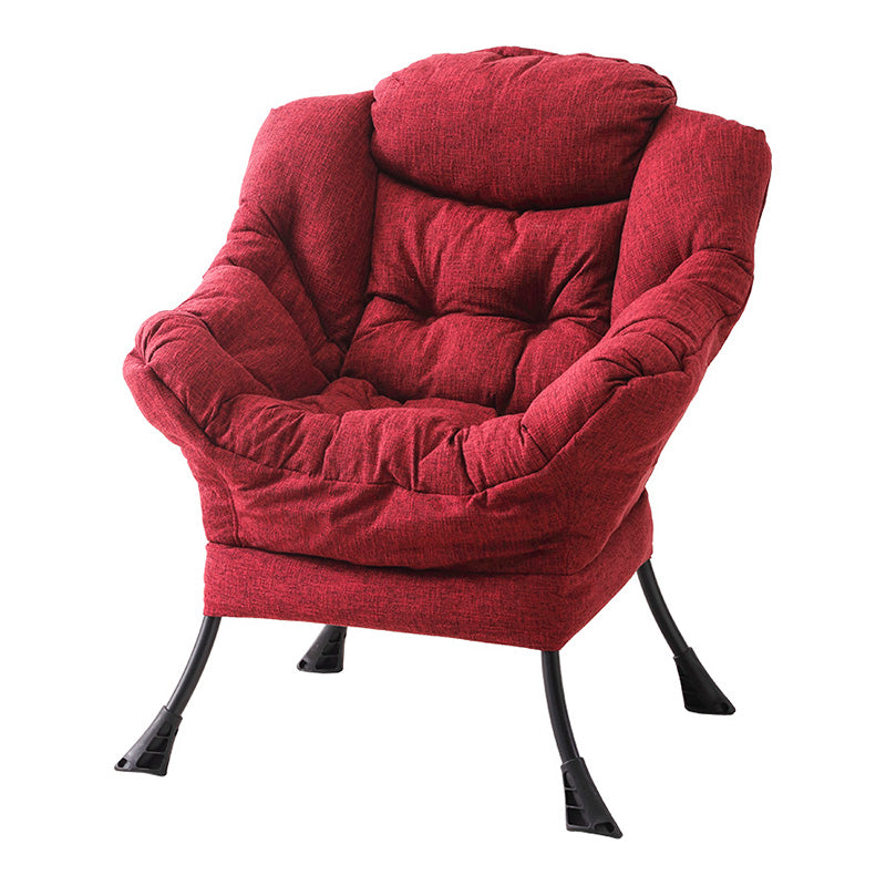 31.49" L x 25.19" W x 35.43" H Accent Armchair Flared Arms Chair for Living Room