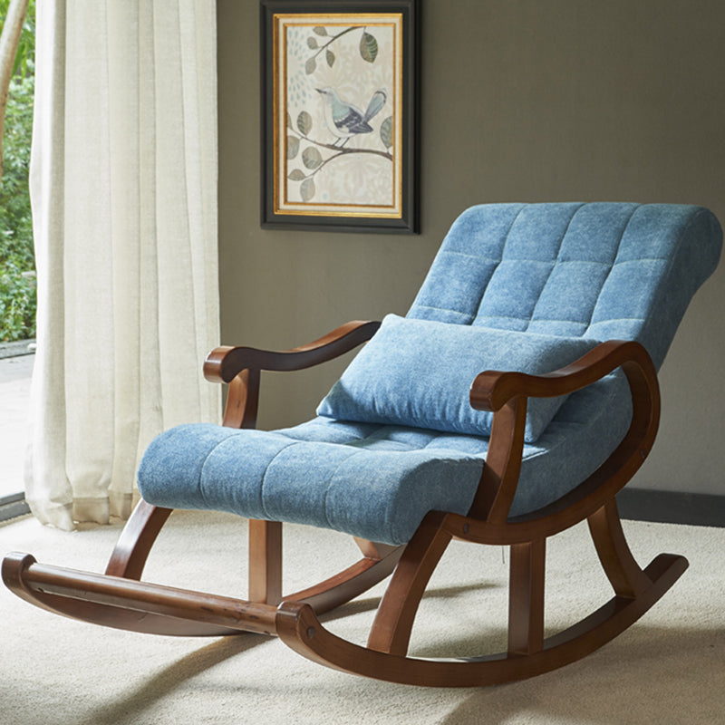 26.37" L x 49.21" W x 35.03" H Upholstered Lounge Chair Solid Wood Frame Accent Chair