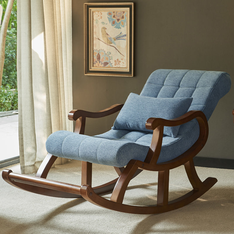 26.37" L x 49.21" W x 35.03" H Upholstered Lounge Chair Solid Wood Frame Accent Chair