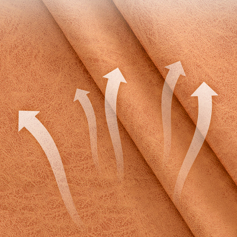 Bonded Leather Parsons Chair Armless Modern Chair for Living Room